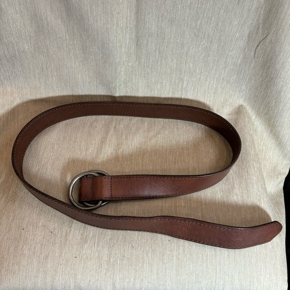 AMERICAN EAGLE Double D Metal  Closure Smooth Leather Belt in Brown - Picture 5 of 5